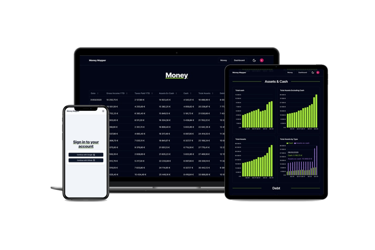Money Mapper mock